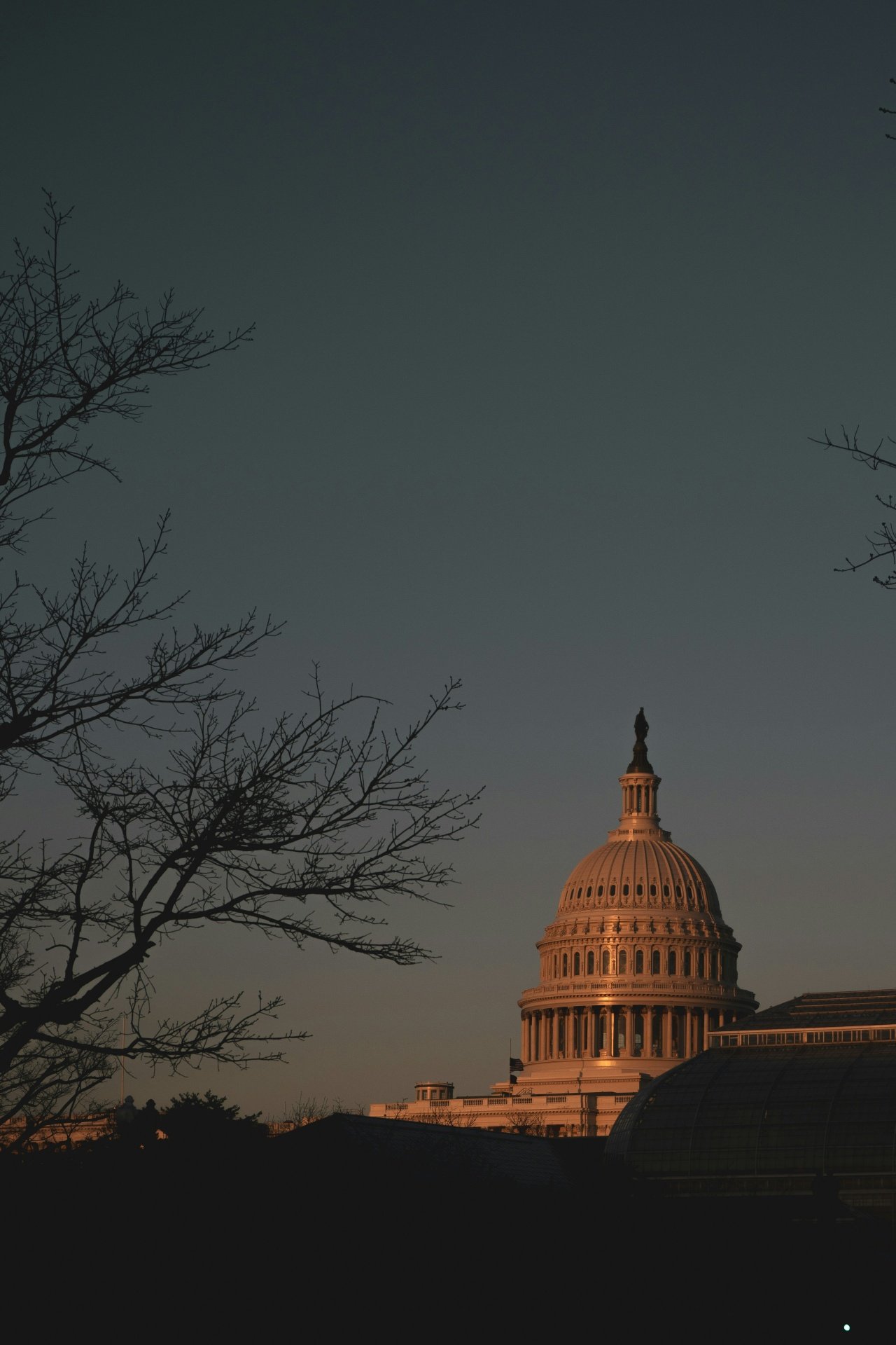 U.S. Capitol building at dusk representing EB-5 investment immigration